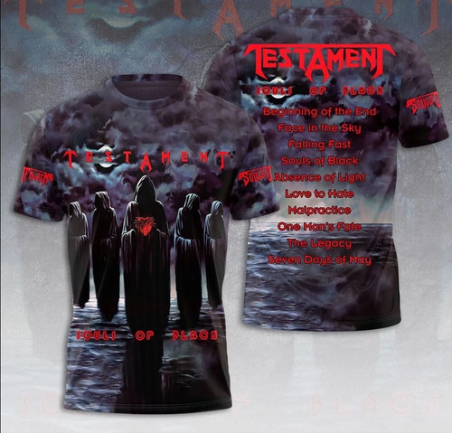 Shirt testament band souls - t-shirt,