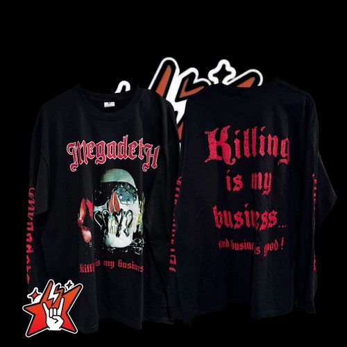 Shirt megadeth nuova manica - t-shirt,