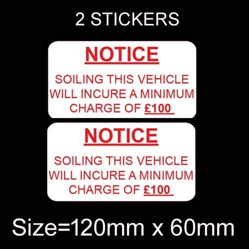 Soiling this vehicle - 2x,