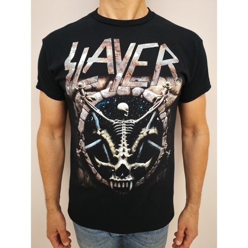 Shirt nera slayer intervento - t-shirt,
