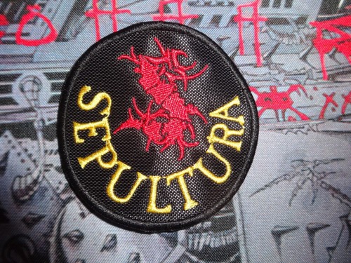 Sepultura patch shape - sepultura, thrash