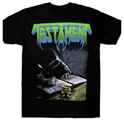 Shirt scritta testament - t-shirt, band