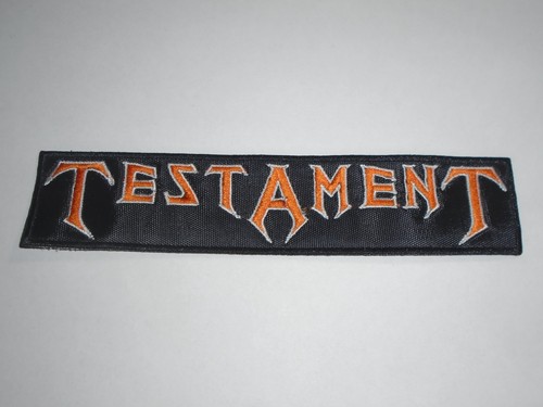 Toppa ricamata testamento - toppa,